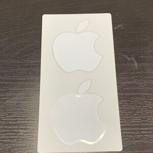 Apple White Logo Decals from iPhone